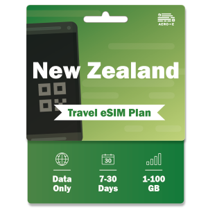 New Zealand Data eSIM 1-100GB | 7-30 Days (E)
