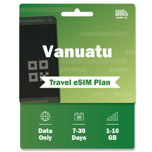 Vanuatu Data eSIM 1-10GB | 7-30 Days (E)