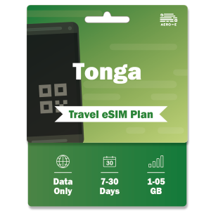 Tonga Data eSIM 1-5GB | 7-30 Days (E)