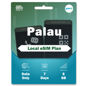 (This is Ultra) Palau esim 8GB High speed Data for 7 days(M)