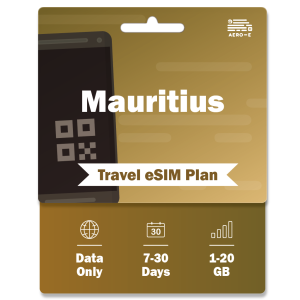Mauritius Data eSIM 1-20GB | 7-30 Days (E)