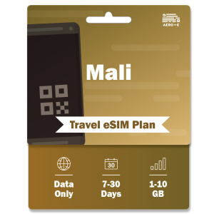 Mali Data eSIM 1-10GB | 7-30 Days (E)