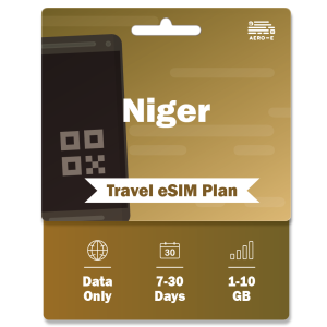 Niger Data eSIM 1-10GB | 7-30 Days (E)