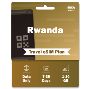 Rwanda Data eSIM 1-10GB | 7-30 Days (E)
