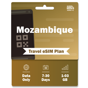 Mozambique Data eSIM 1-3GB | 7-30 Days (E)