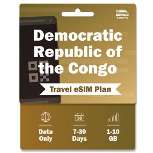 Democratic Republic of the Congo Data eSIM 1-10GB | 7-30 Days (E)